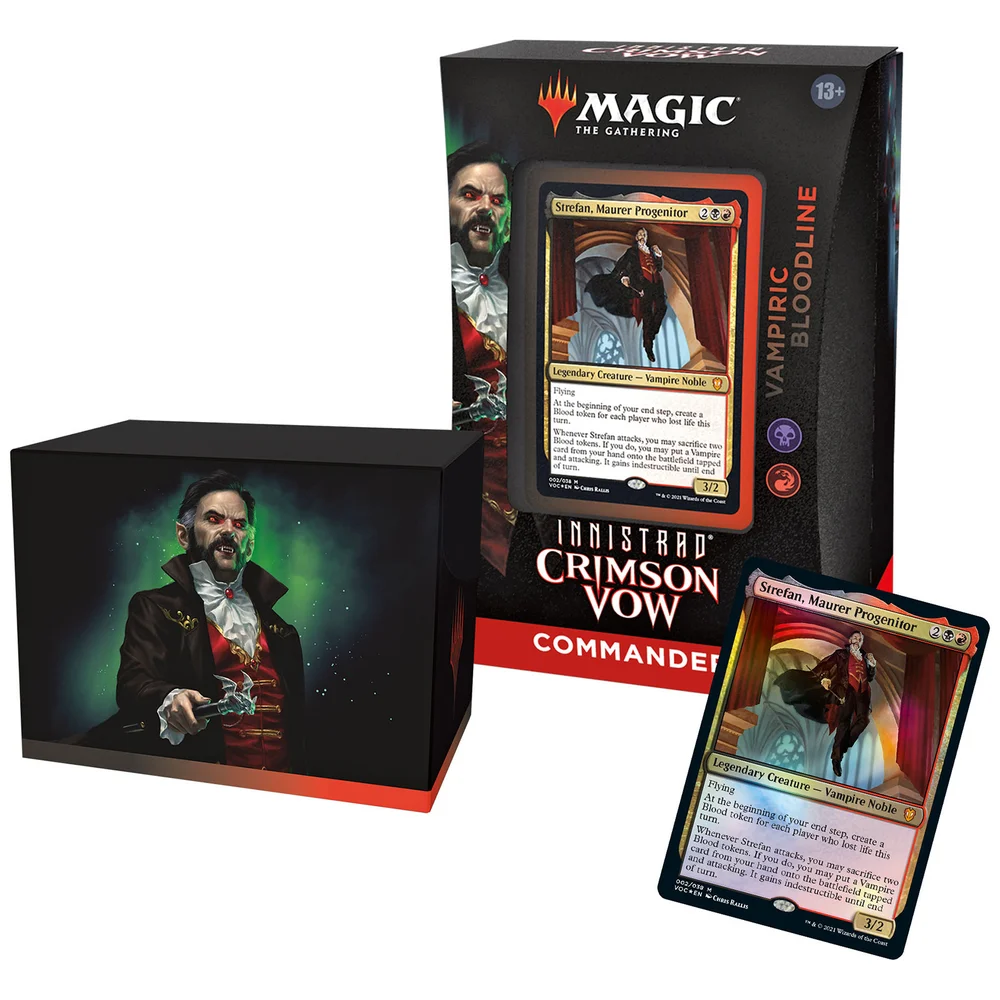 Magic: The Gathering - Innistrad: Crimson Vow Commander Deck - Vampiric Bloodline Afbeelding 1