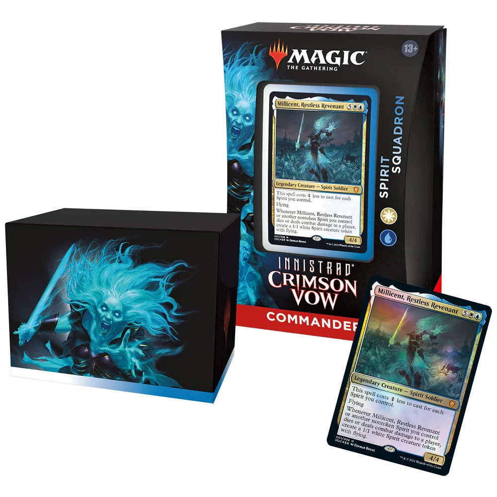 Magic: The Gathering - Innistrad: Crimson Vow Commander Deck - Spirit Squadron Afbeelding 1