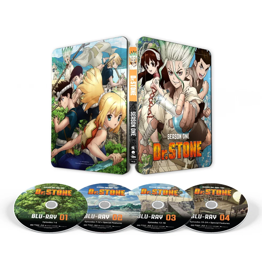 Dr. Stone Season 1 - Zavvi Exclusive Blu-ray Steelbook Afbeelding 1