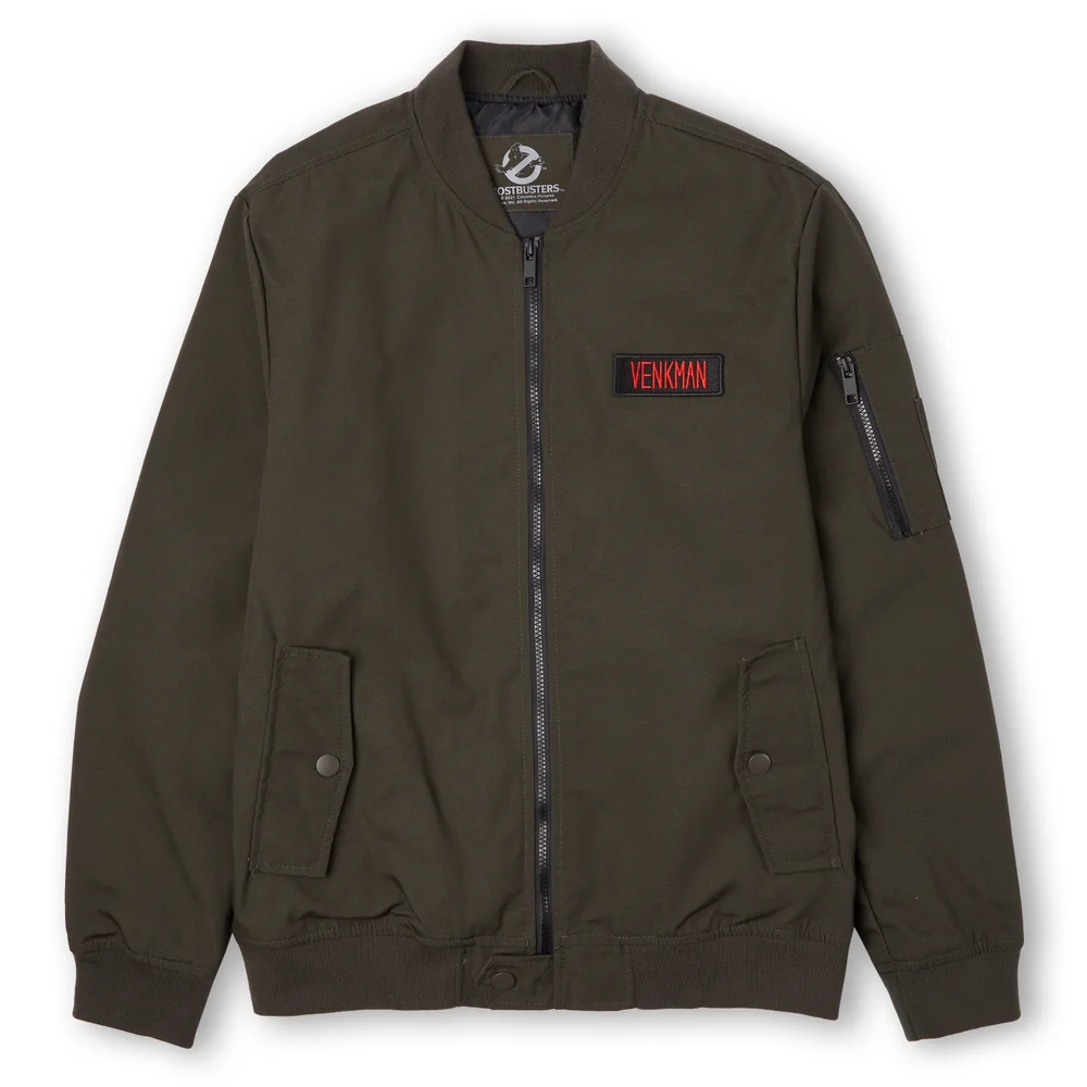 Ghostbusters Venkman Bomber Jas - Kaki - XS - Kaki Afbeelding 1