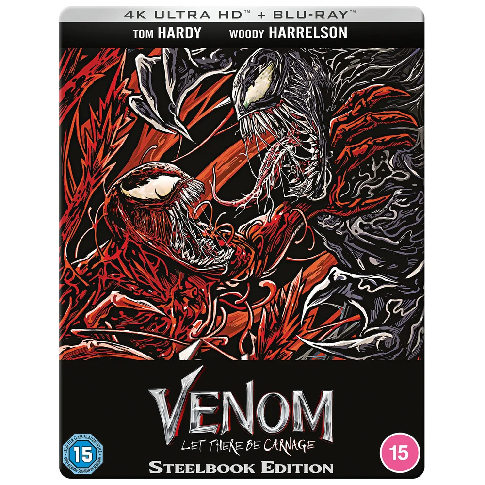 Venom: Let There Be Carnage Zavvi Exclusive 4k Ultra HD Steelbook (reprint, limited 1,000 units) Afbeelding 1
