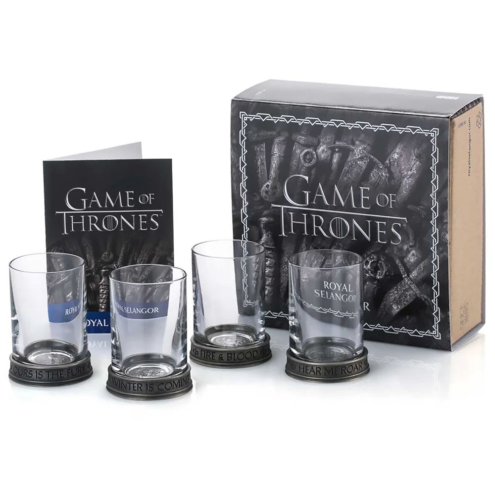 Royal Selangor Game of Thrones House Sigils Shot Glass Quartet Afbeelding 1