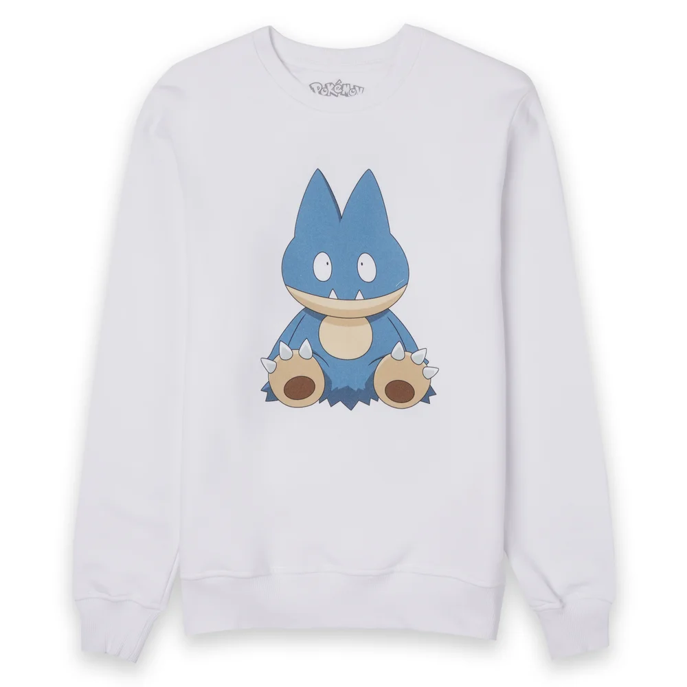 Pokémon Munchlax Unisex Sweater - Wit - S Afbeelding 1