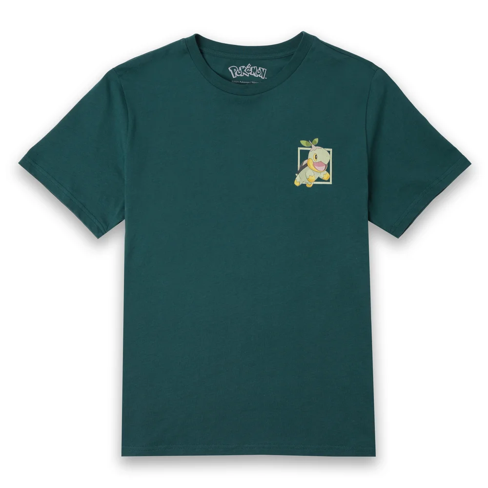 Pokémon Turtwig Unisex T-Shirt - Groen - S Afbeelding 1