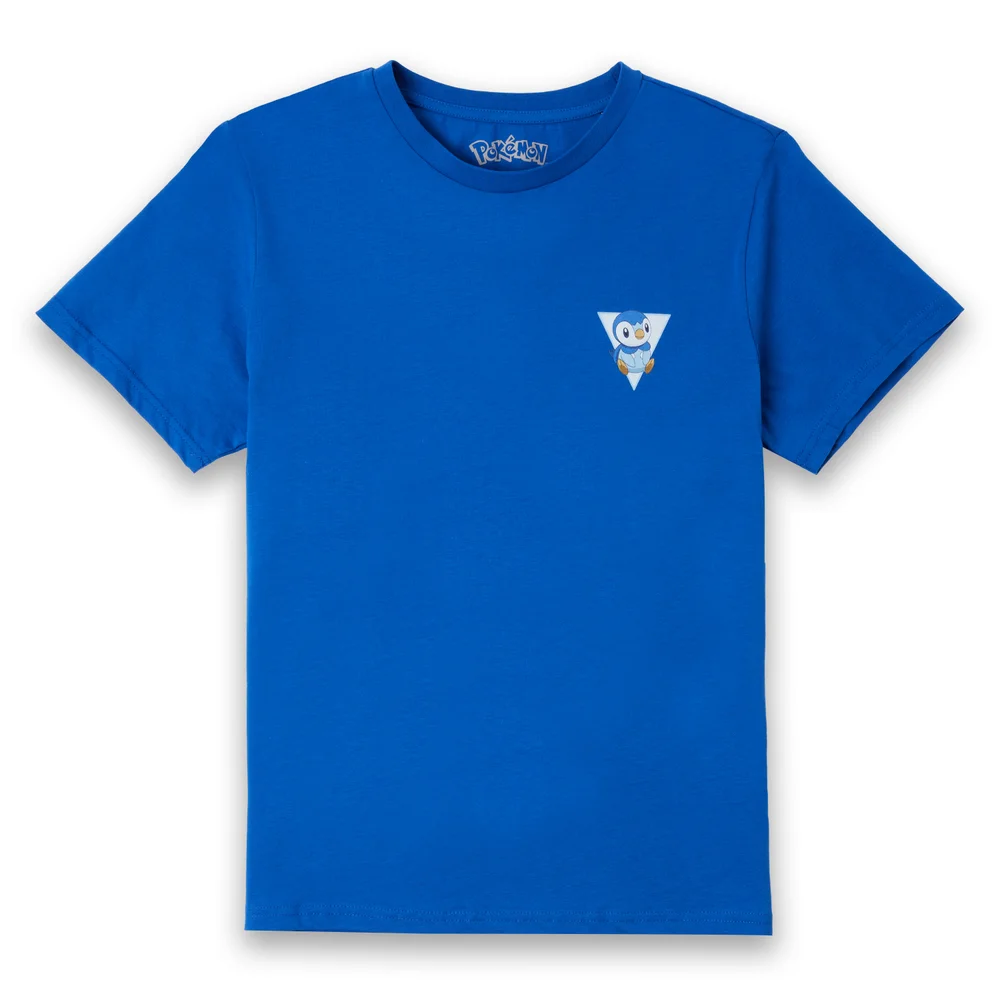 Pokémon Piplup Unisex T-Shirt - Blauw - S Afbeelding 1