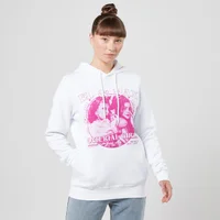 Stranger Things El And Max Material Girls Hoodie - Wit