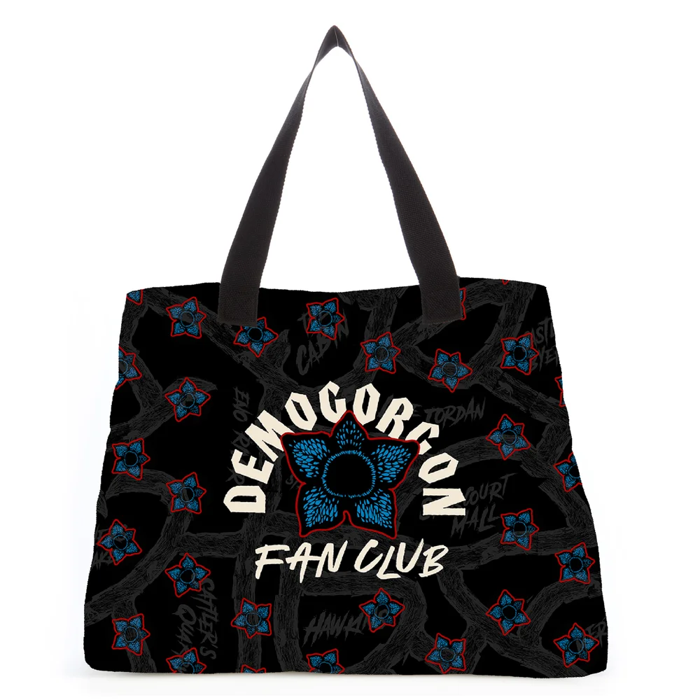 Stranger Things Demogorgon Fan Club Tote Bag Afbeelding 1