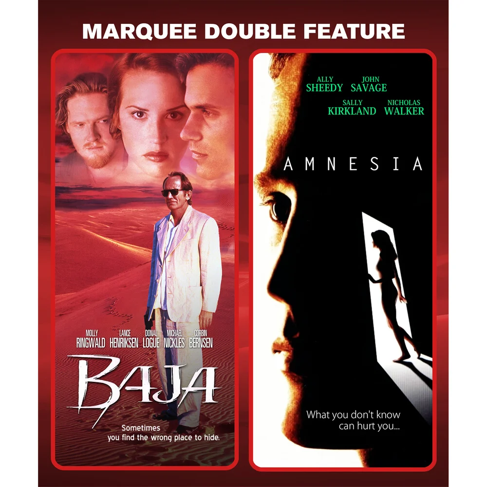 Marquee Double Feature: Baja / Amnesia (US Import) Afbeelding 1