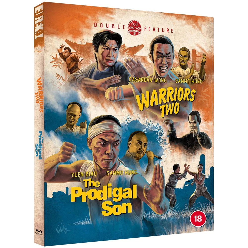 Warriors Two & The Prodigal Son: Two Films By Sammo Hung (Eureka Classics) Limited-Edition 2-Disc Afbeelding 1