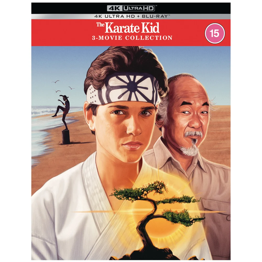 The Karate Kid - 1,2 & 3 - 4K Ultra HD Collection (Includes Blu-ray) Afbeelding 1