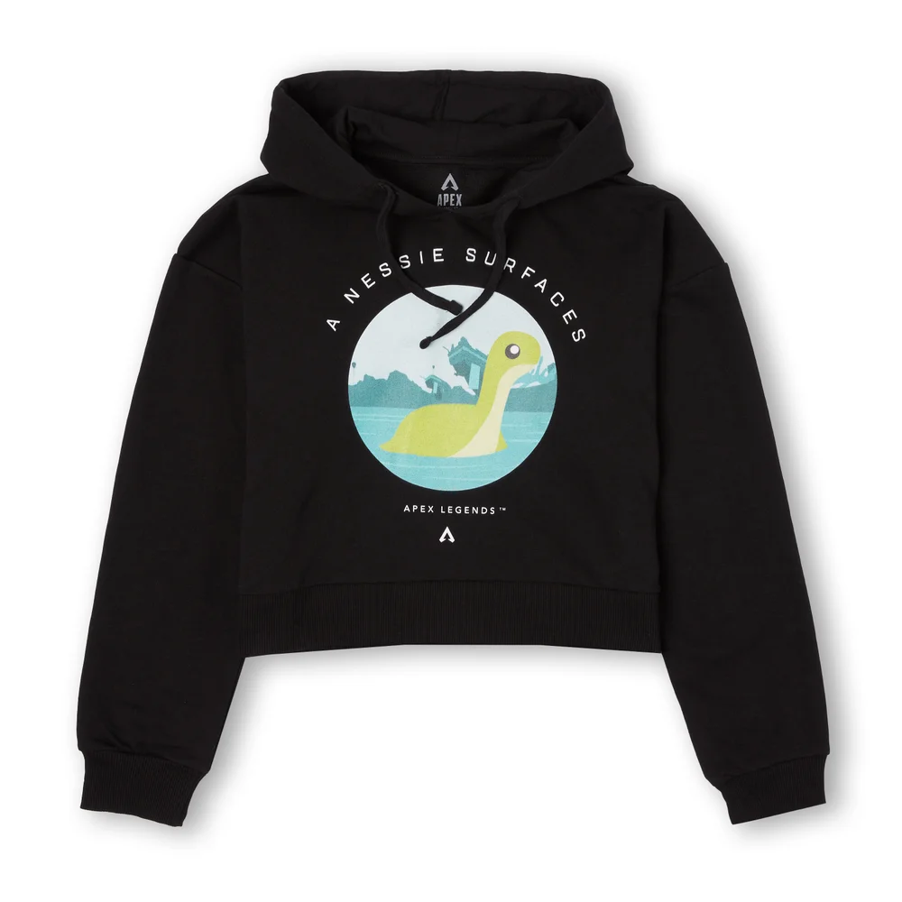 Apex Legends A Nessie Surfaces Women's Cropped Hoodie - Black - XS Afbeelding 1