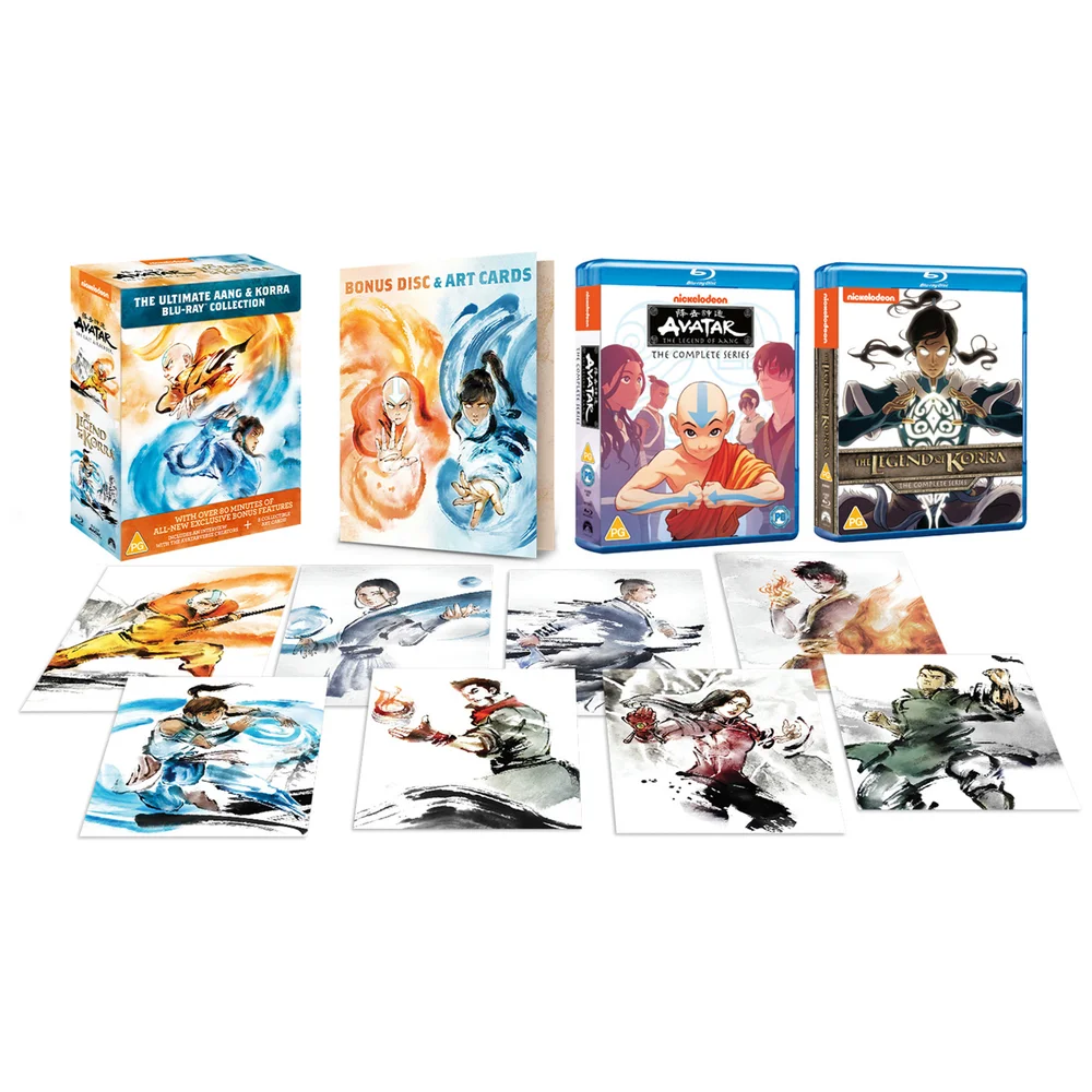 The Ultimate Avatar: The Legend Of Aang & The Legend Of Korra Complete Blu-Ray Collection Afbeelding 1
