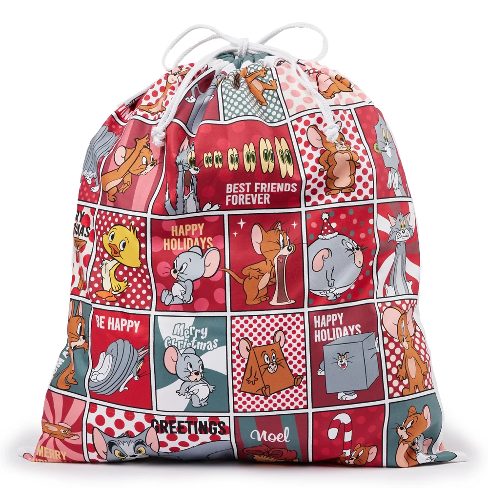 Tom & Jerry Christmas Tile Christmas Santa Sack Afbeelding 1