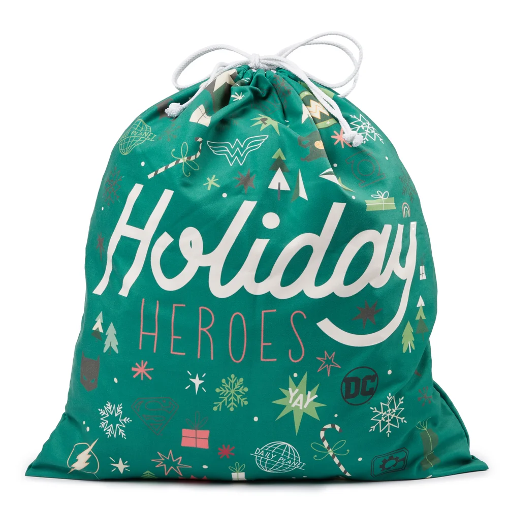 DC Comics Holiday Heroes Christmas Santa Sack Afbeelding 1