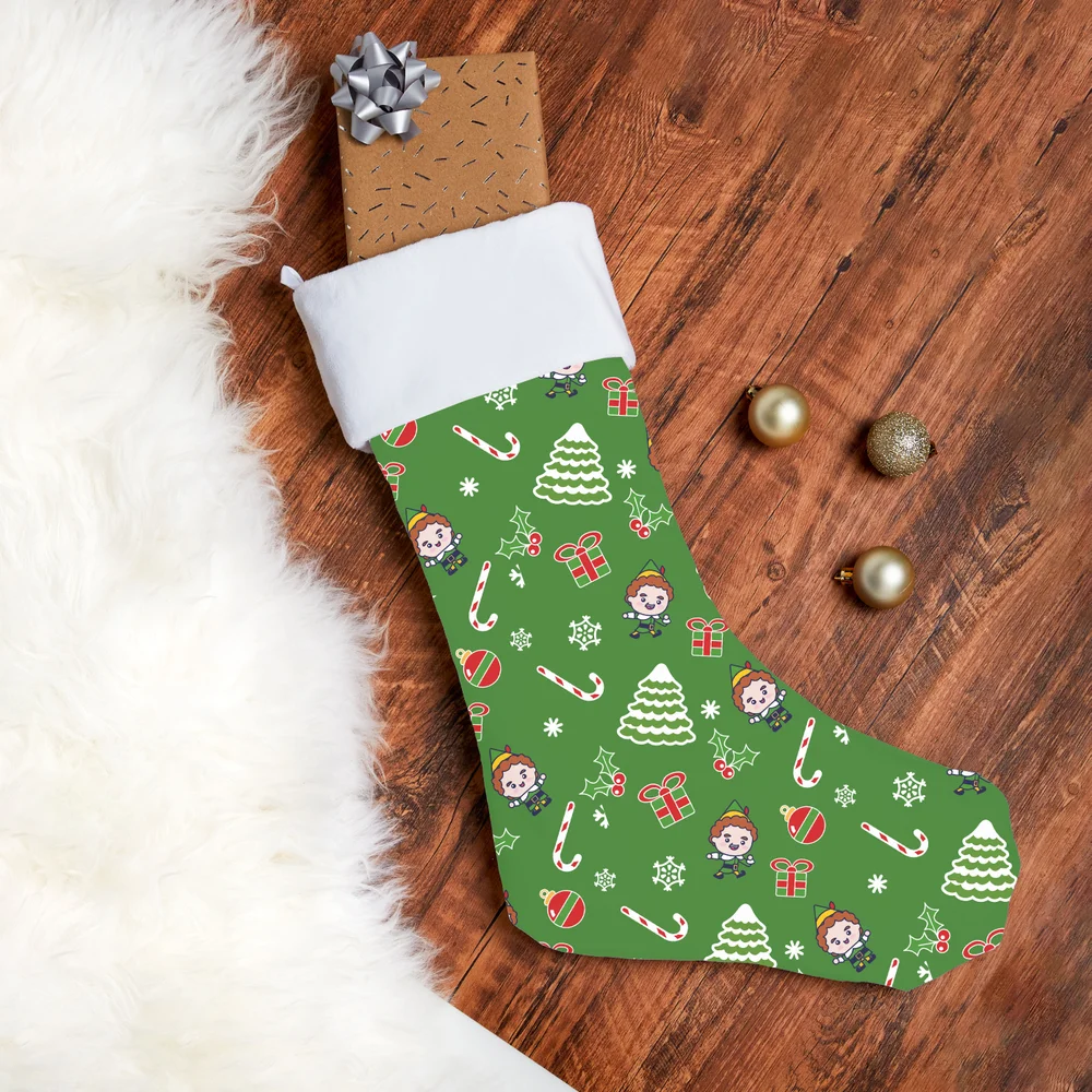 Elf Buddy Icons Christmas Stocking Afbeelding 1