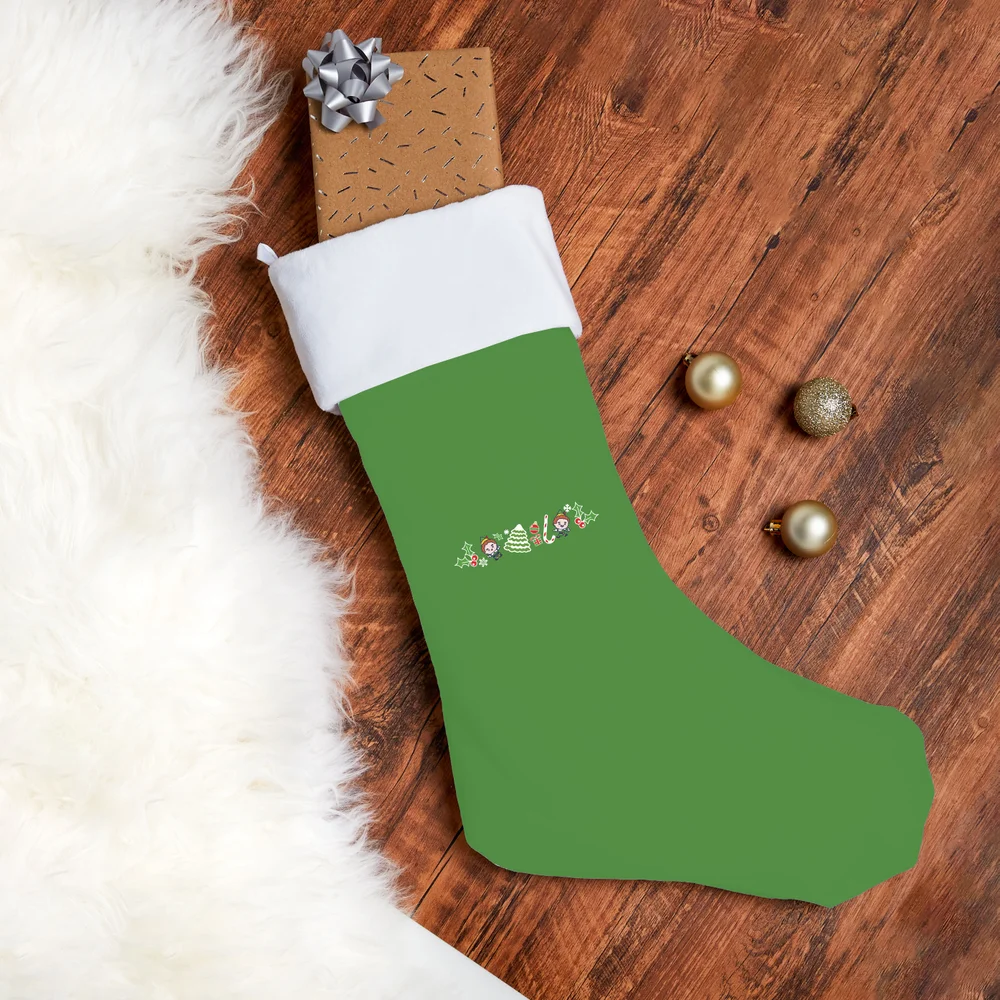 Elf Scatter Icon Christmas Stocking Afbeelding 1