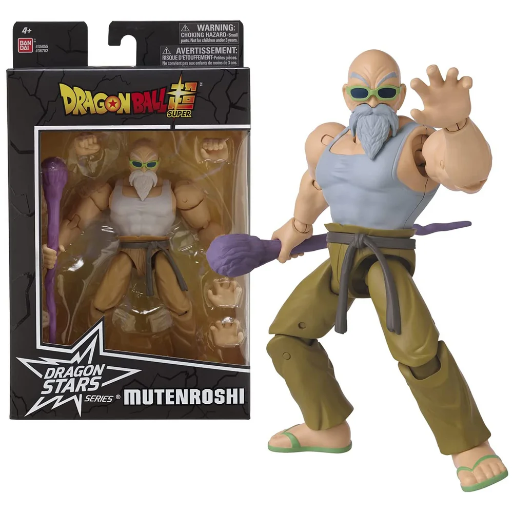 Bandai Dragon Stars Dragon Ball Super Master Roshi Action Figure Afbeelding 1