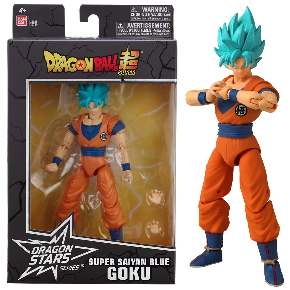 Bandai Dragon Stars Dragon Ball Super Super Saiyan Blue Goku V2 Action Figure Afbeelding 1