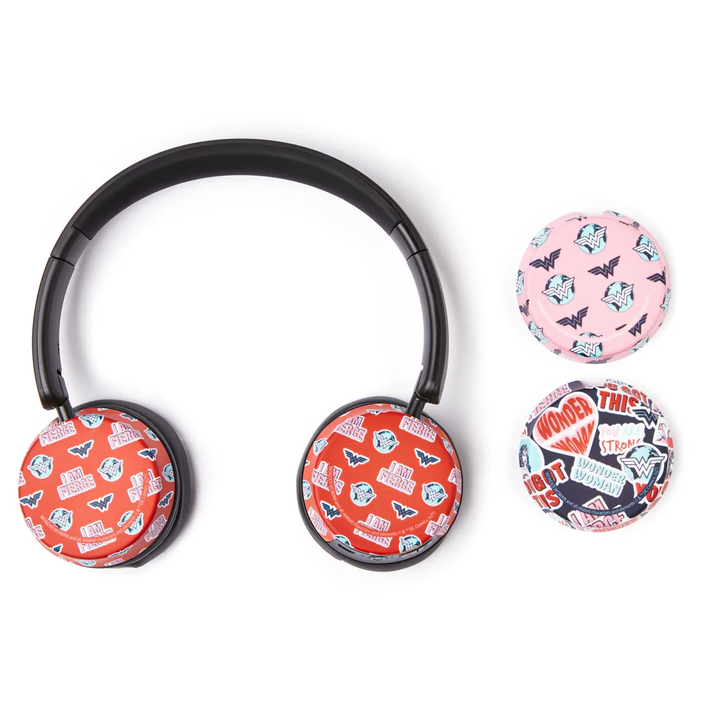 MOTH x Wonder Woman I Am Fierce On-Ear Headphones & Caps Afbeelding 1