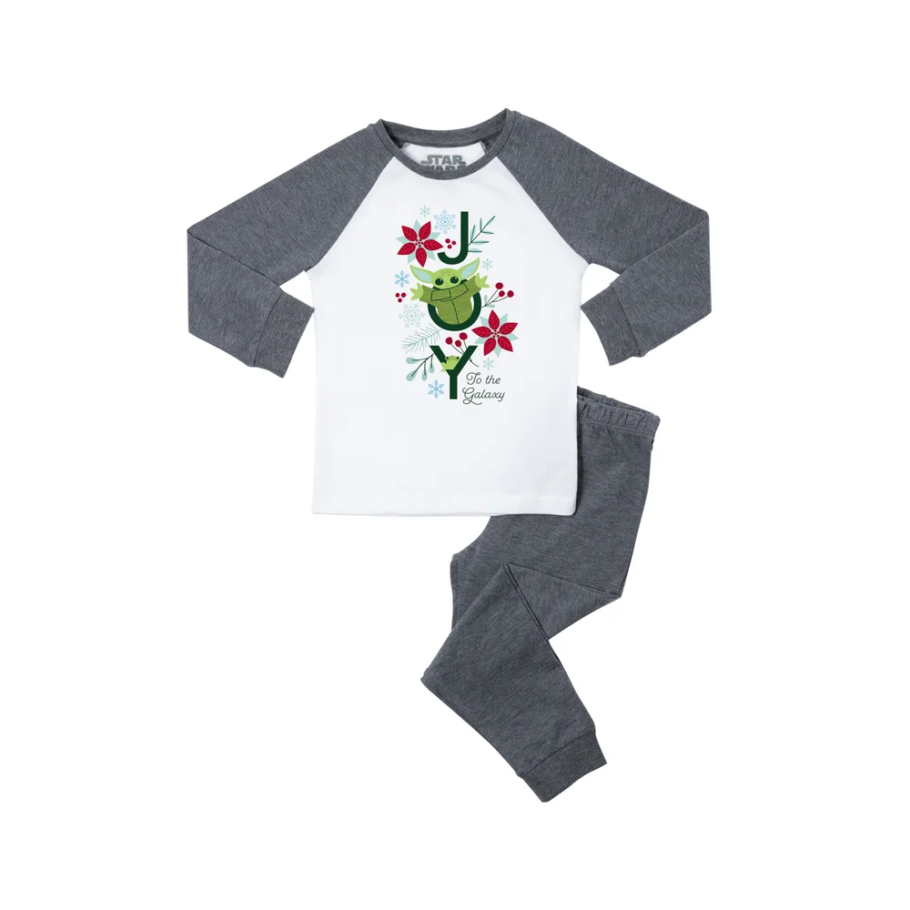 Star Wars Joy To The Galaxy Babies/Toddler Pyjamas - Grey - 6-9 months Afbeelding 1