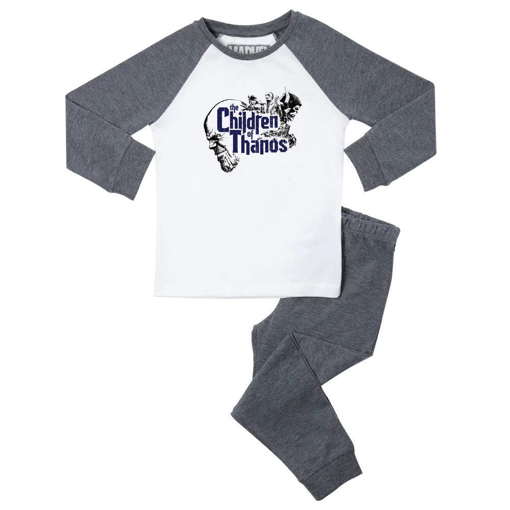 Marvel Children Of Thanos Kids' Pyjamas - Grey White - 98/104 (3-4 jaar) Afbeelding 1