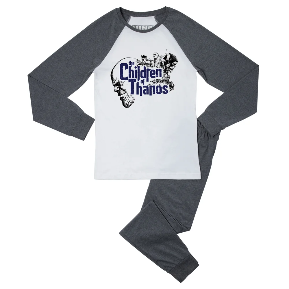 Marvel Children Of Thanos Men's Pyjama Set - Grey White - S Afbeelding 1