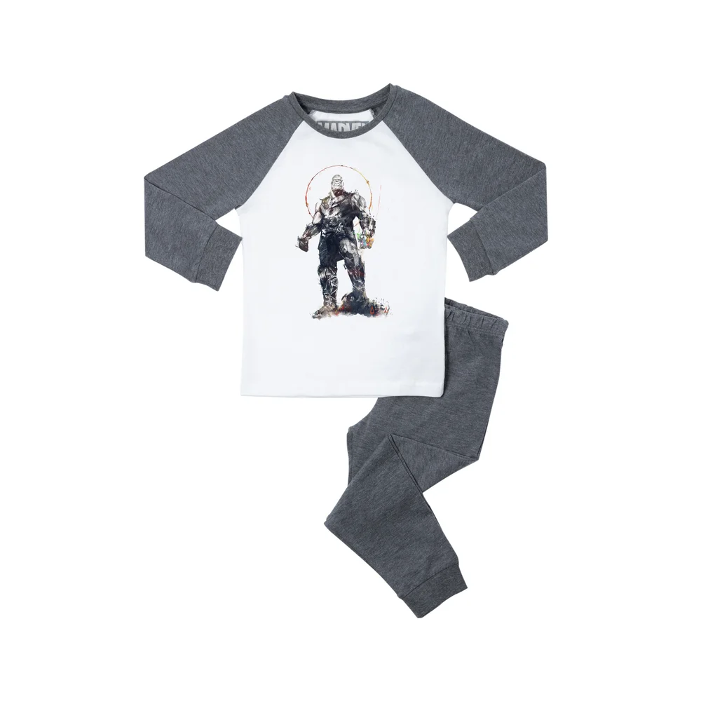 Marvel Thanos Babies/Toddler Pyjamas - Grey - 6-9 months Afbeelding 1