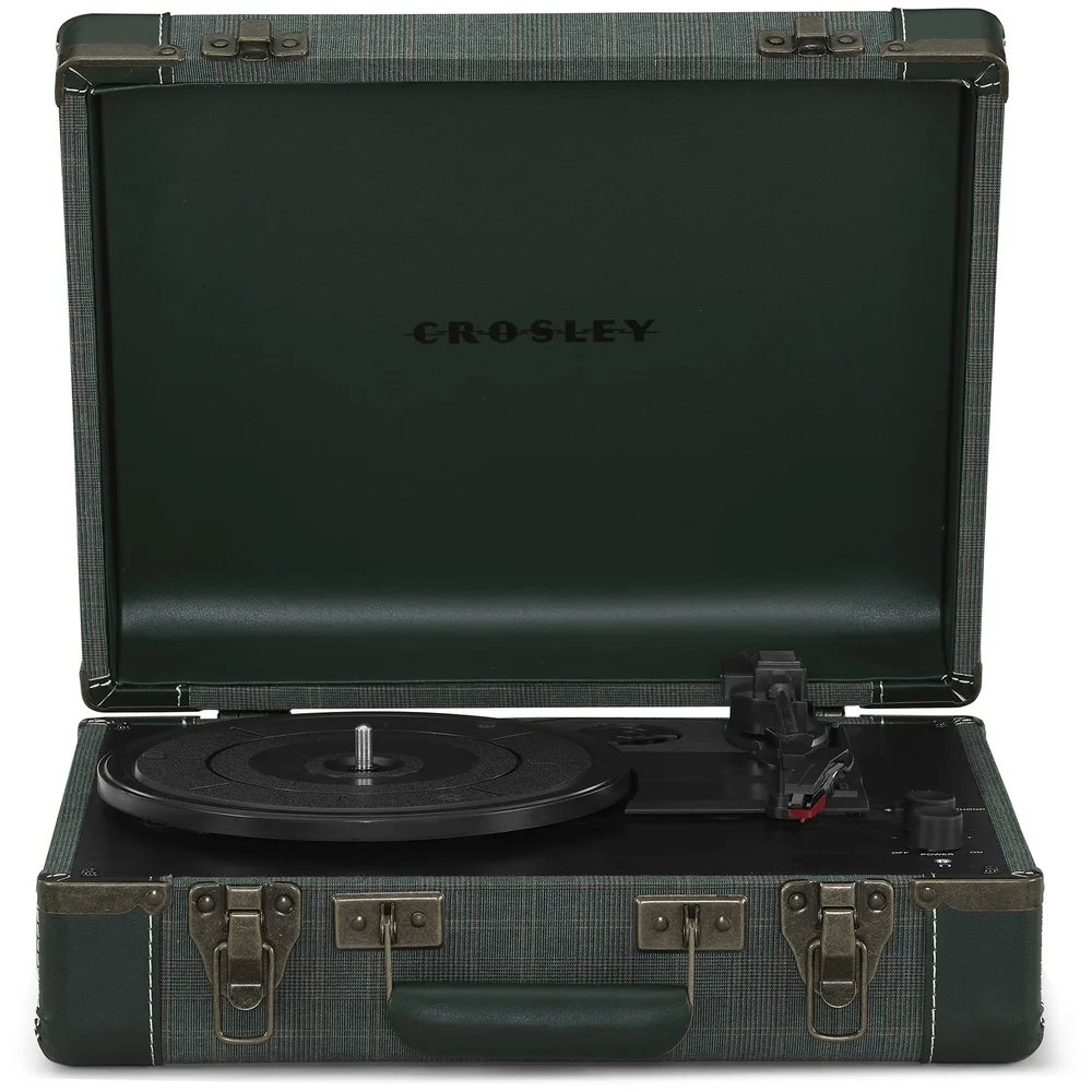 Executive Portable USB Turntable w/Bluetooth Out - Pine Afbeelding 1