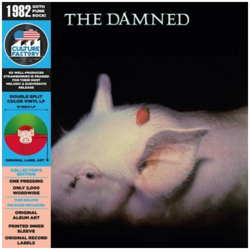 The Damned - Strawberries Vinyl (Red & Green) Afbeelding 1