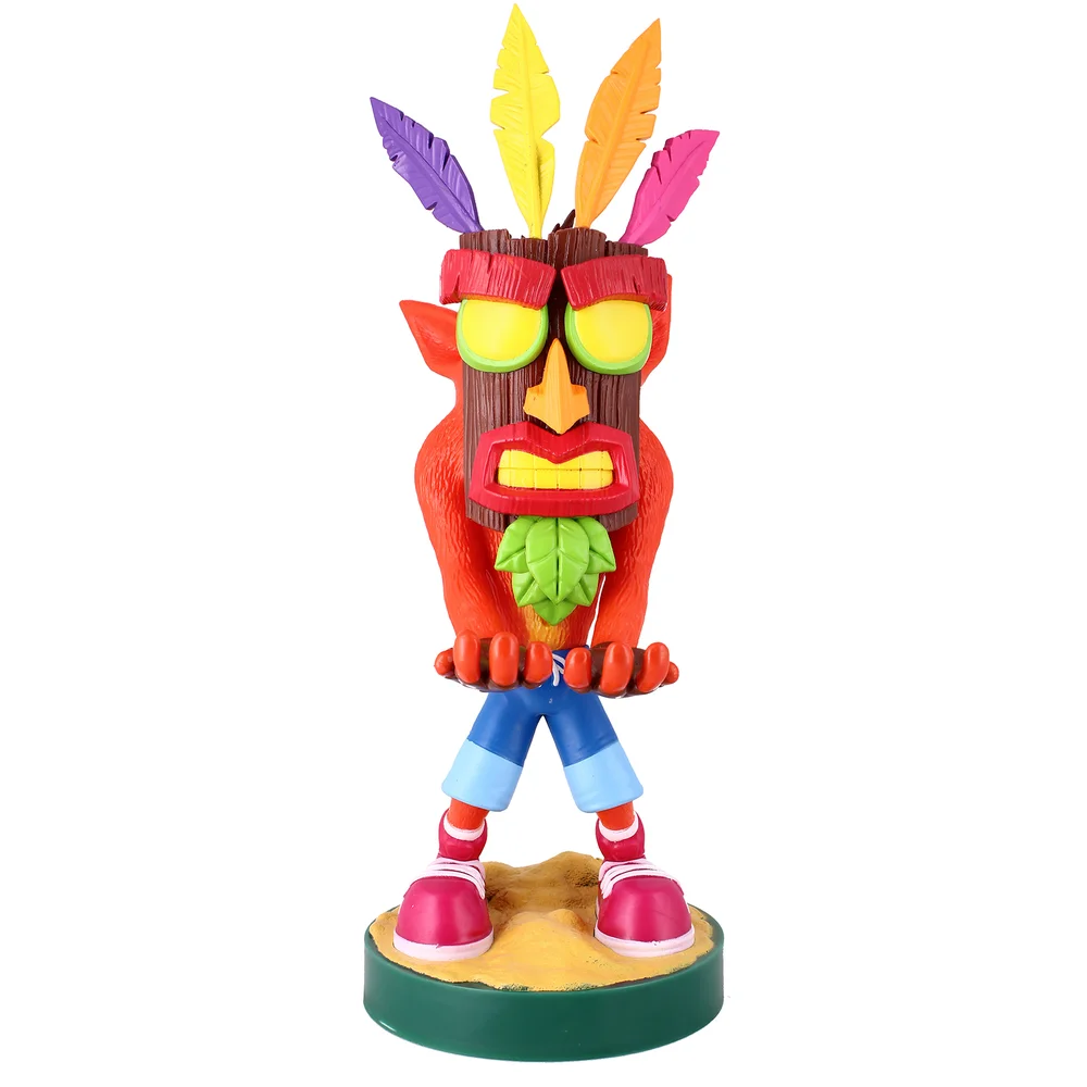 Crash Bandicoot Aku Aku Cable Guy 8 Inch Controller and Smartphone Stand Afbeelding 1