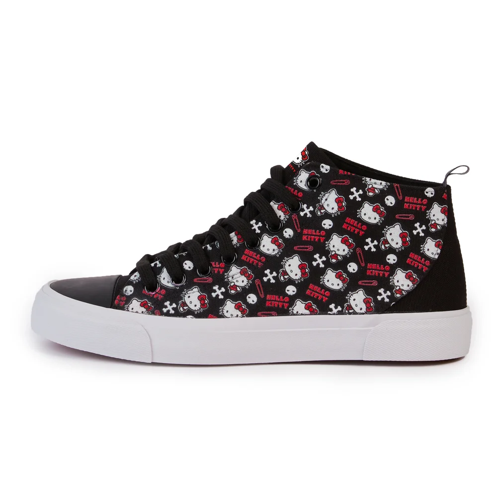 Akedo x Hello Kitty Panku High Top - Black - UK 10 / EU 44.5 / US Men's 11 / US Women's 12 Afbeelding 1