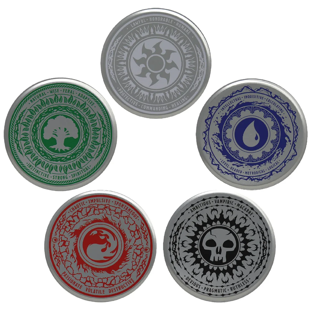 Magic the Gathering set of 5 Coasters by Fanattik Afbeelding 1