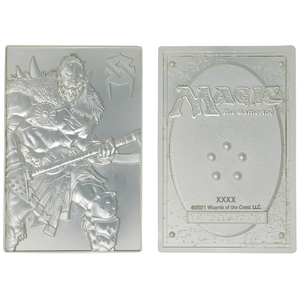 Magic the Gathering Limited edition Silver Plated Ingot featuring Garruk by Fanattik Afbeelding 1
