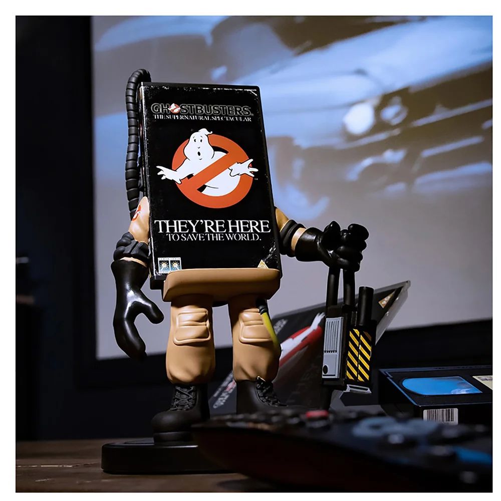 Numskull Designs Ghostbusters Power Idolz Retro VHS Style Wireless Mobile Phone Charging Dock Afbeelding 1