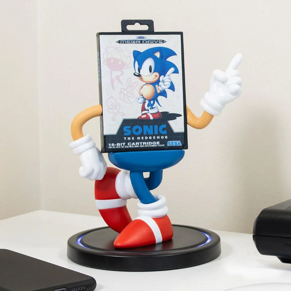 Numskull Designs Sonic Power Idolz Retro VHS Style Wireless Mobile Phone Charging Dock Afbeelding 1