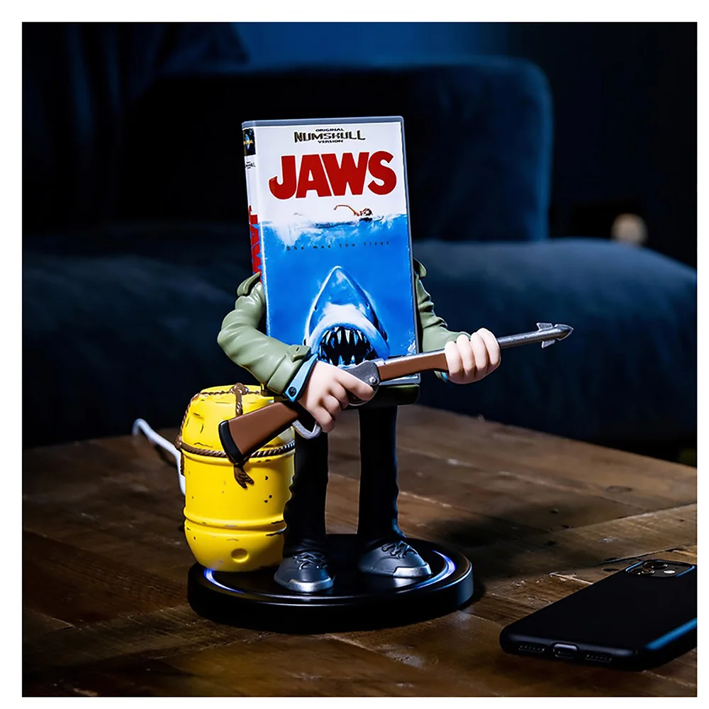 Numskull Designs Jaws Power Idolz Retro VHS Style Wireless Mobile Phone Charging Dock Afbeelding 1