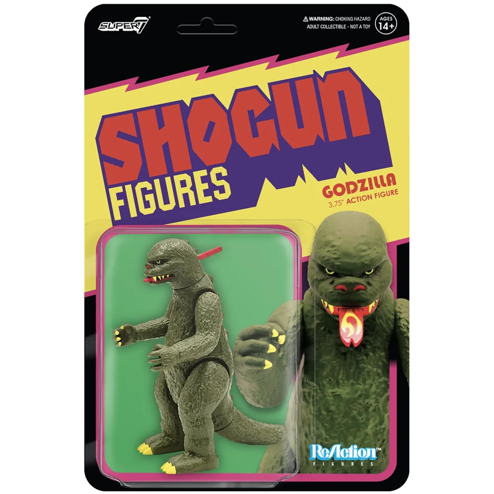 Super7 Shogun ReAction Figure - Godzilla (Dark Green) Afbeelding 1