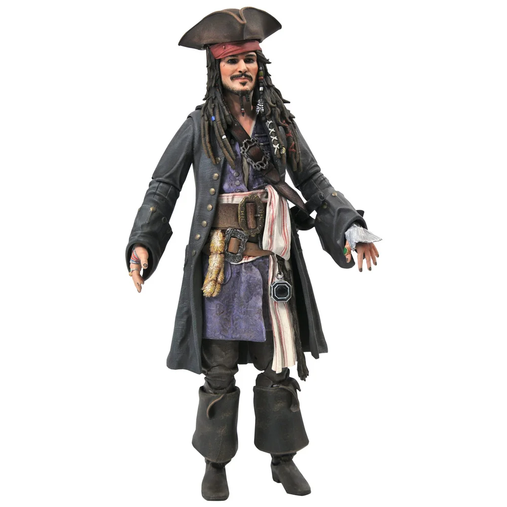 Diamond Select Pirates of the Caribbean Jack Sparrow Action Figure Afbeelding 1