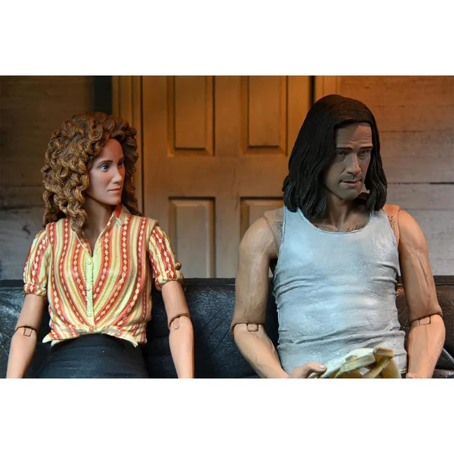 NECA TMNT Teenage Mutant Ninja Turtles April O'Neil and Casey Jones 7 Inch Action Figures 2 Pack