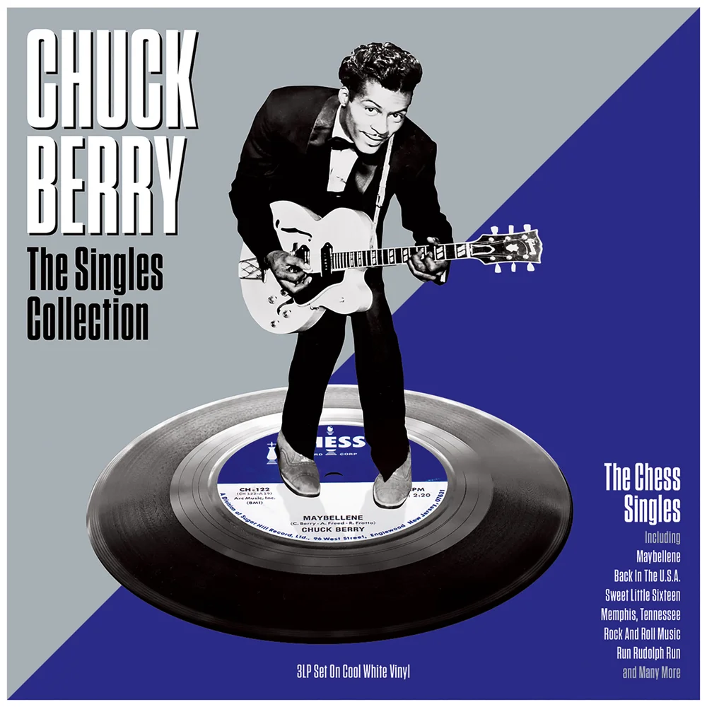 Chuck Berry - The Singles Collection (White Vinyl) Vinyl 3LP Afbeelding 1
