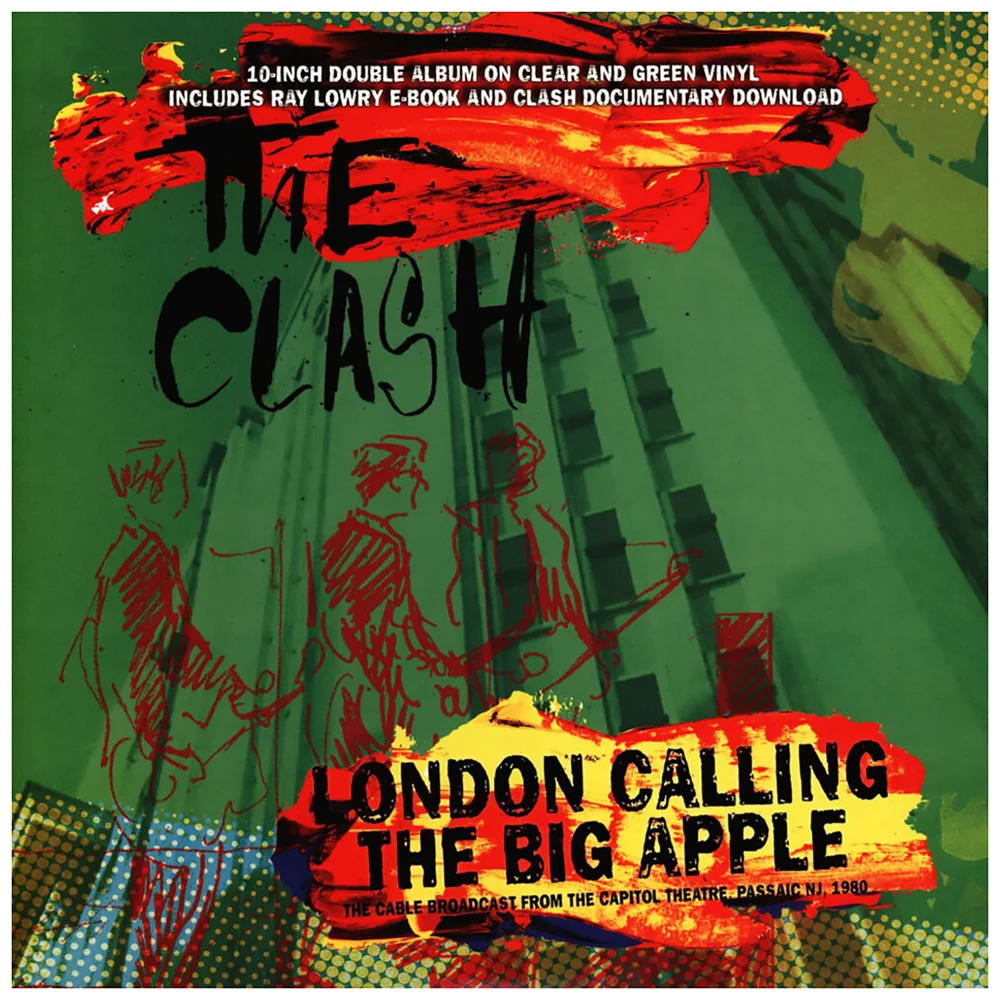 The Clash - London Calling The Big Apple (Clear & Green Vinyl) 2x 10" Afbeelding 1