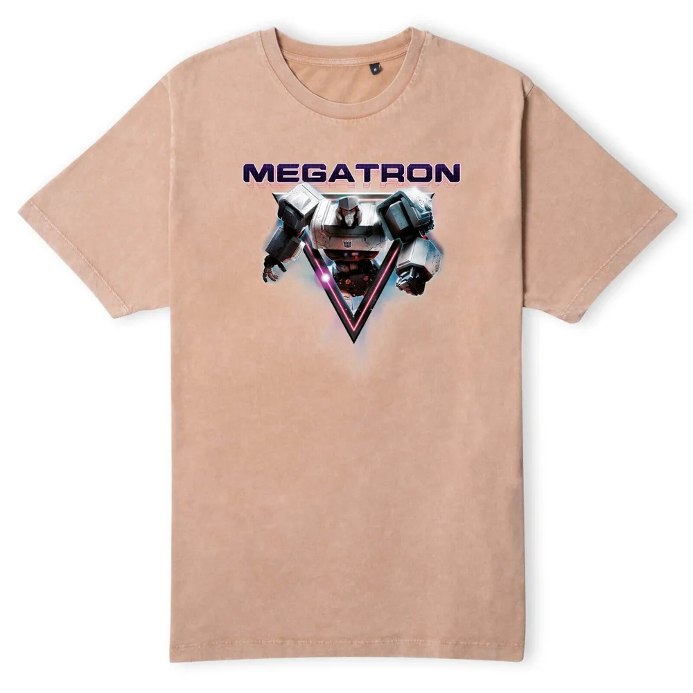 Transformers Megatron Unisex T-Shirt - Tan Acid Wash - S Afbeelding 1