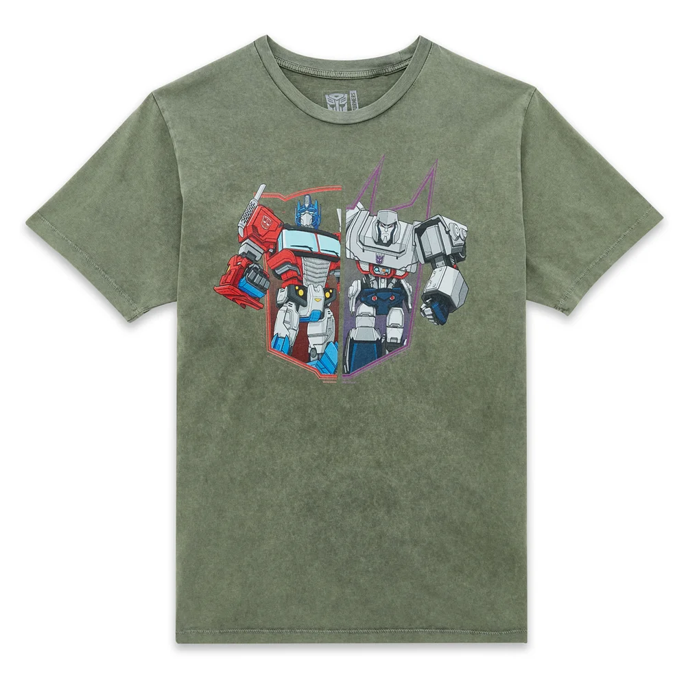 Transformers Unisex T-Shirt - Khaki Acid Wash - XXL Afbeelding 1