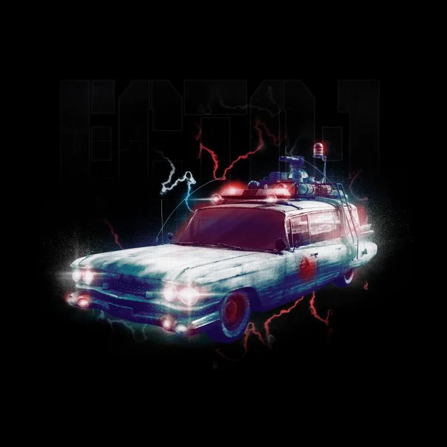 Ghostbusters Ecto-1 Unisex T-Shirt - Black