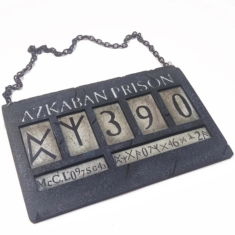 DUST! Harry Potter Azkaban Prison Sign Replica - Limited Edition Zavvi Exclusive Afbeelding 1