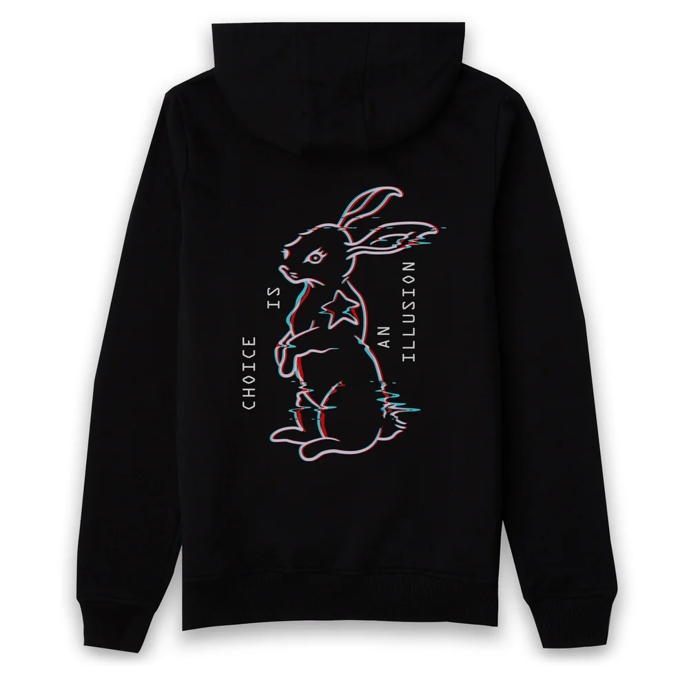 Matrix Choice Is An Illusion Unisex Hoodie - Black - S Afbeelding 1