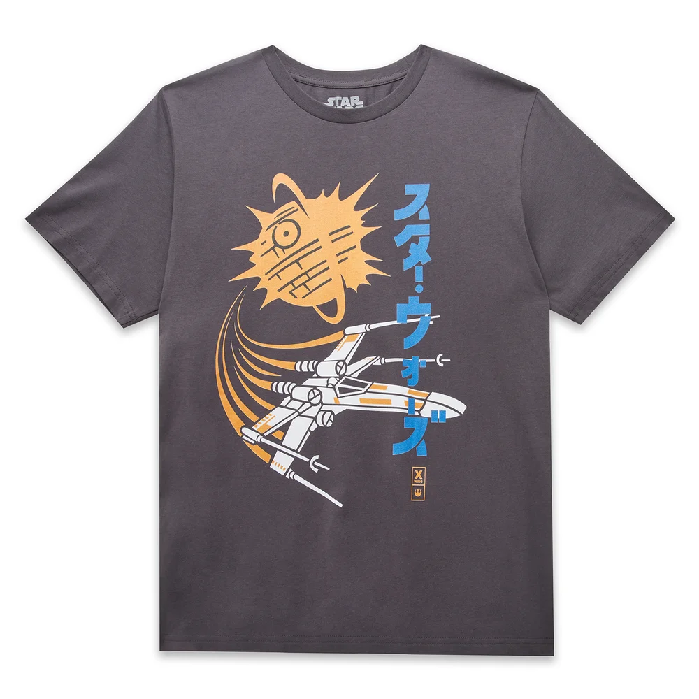 Star Wars X Wing Unisex T-Shirt - Charcoal - S Afbeelding 1