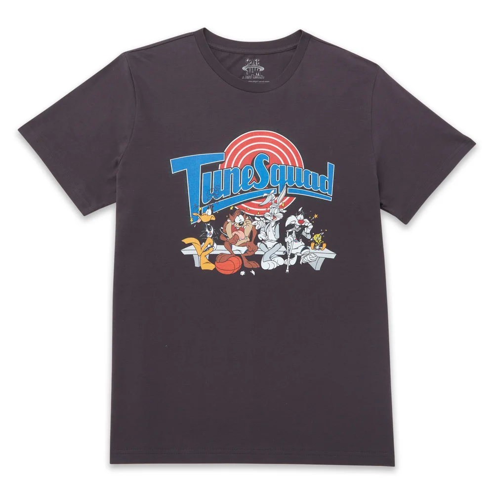 Space Jam Tune Squad Unisex T-Shirt - Charcoal - S Afbeelding 1