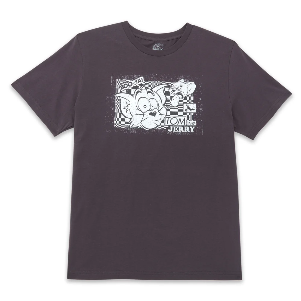Tom & Jerry Boo-Ya! Unisex T-Shirt - Charcoal - S Afbeelding 1