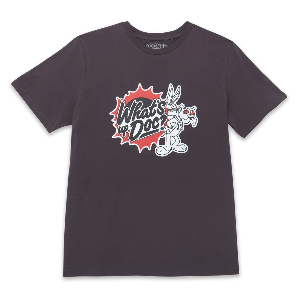 Looney Tunes What's Up Doc? Unisex T-Shirt - Charcoal - M Afbeelding 1